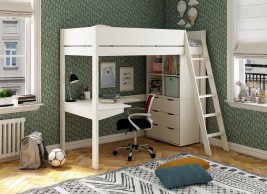 Anderson Desk High Sleeper With Storage image