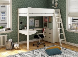 Anderson Desk High Sleeper With Storage