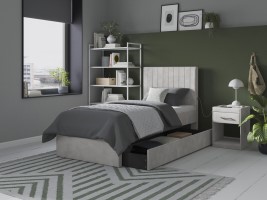 Bergamo USB/USBC Charging Trundle Bed Frame image