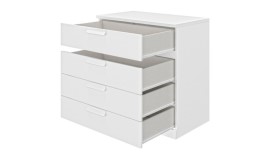 Bergen 4 Drawer Wide Chest of Drawers image