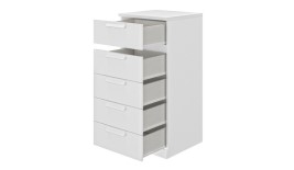 Bergen 5 Drawer Narrow Chest of Drawers image