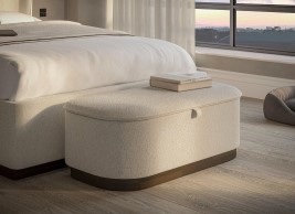 Chloe Upholstered Blanket Box image