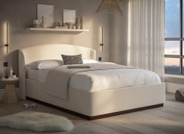 Chloe Bouclé Ottoman Bed Frame image