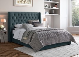 Clearance Deacon Upholstered Bed Frame