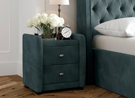 Clearance Deacon Upholstered Bedside Table