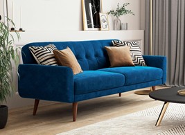Clearance Gallway 3-Seater Clic-Clac Sofa Bed