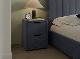 Clearance Lucia / Wilson Upholstered Bedside Table
