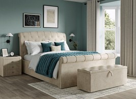 Clearance Paris Upholstered Ottoman Bed Frame