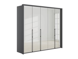 Emden 5 Door 5 Mirror Hinged Wardrobe image