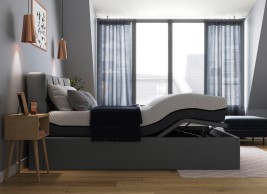 Ergomotion Upholstered Ottoman Bed Frame