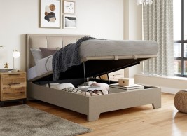 Hopkins Fabric Upholstered Ottoman Bed Frame image