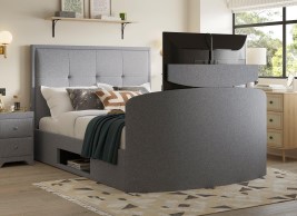 Hopkins Upholstered Ottoman TV Bed Frame image