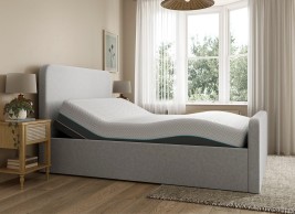 House Beautiful Margot Sleepmotion Adjustable Bouclé Bed Frame image