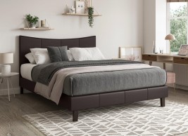 Jakarta Faux Leather Low Rise Bed Frame image