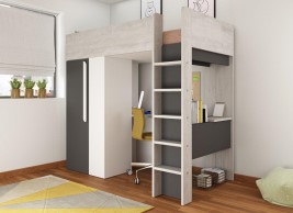 Liam Kids Wooden High Sleeper image