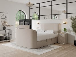 Linsbury Ottoman TV Bed Frame With Dolby 2.1 Sound System image