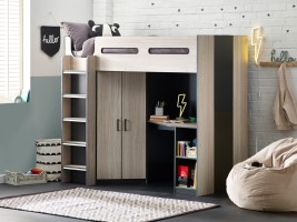 Lucille Highsleeper Desk Bed Frame image