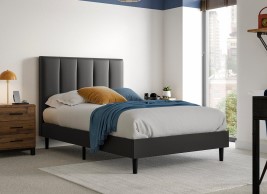 Lynton Faux Leather Bed Frame image