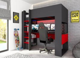 Marshall Kids Wooden Gaming High Sleeper image
