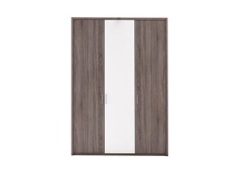 Melbourne 3-Door Hinged Wardrobe - Oak & White