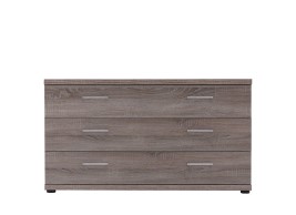 Melbourne 3-Drawer Wide Chest - Oak