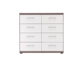 Melbourne 8-Drawer Chest - Oak & White