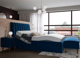 Mount Sleepmotion Adjustable Velvet-Finish Bed Frame