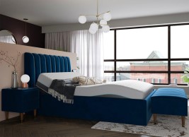 Mount Sleepmotion Adjustable Velvet-Finish Bed Frame image