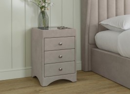 Octavia / Enzo Upholstered Bedside Table