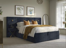 Saffron Upholstered Ottoman Bed Frame With Bedside Tables image
