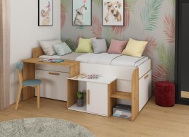 Sasha Kids Wooden Cabin Bed image