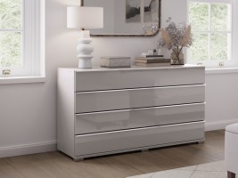 Sicily 4 Drawer Wide Chest of Drawers