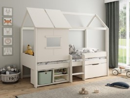 Skye Playhouse Midsleeper Bedframe and Mattress image