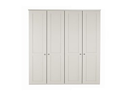 Sloane 4-Door Wardrobe - Champagne