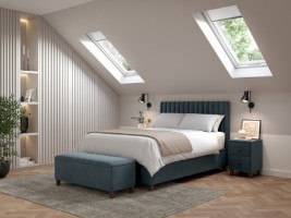 Snooze 2 Drawer Bedside Cabinet Mattress