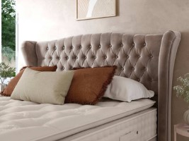 Staples and Co Belgravia Buttoned Floorstanding Headboard