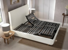 TEMPUR Arc™ Adjustable Base with Wave Headboard image