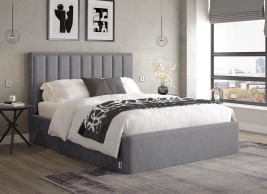 TEMPUR Duke Velvet-Finish Ottoman Bed Frame