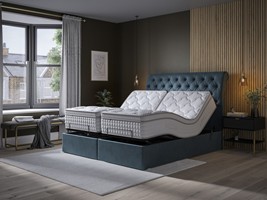 Tech Memory Motion Adjustable Divan Set Mattress
