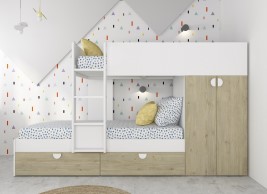 Wren Kids Bunk Bed with Storage