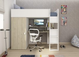 Wren Kids Wooden High Sleeper image