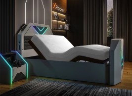 X Rocker Nebula Sleepmotion Adjustable TV Bed Frame image