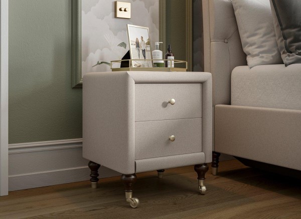Buy Alana Upholstered Bedside Table Today With Free Delivery