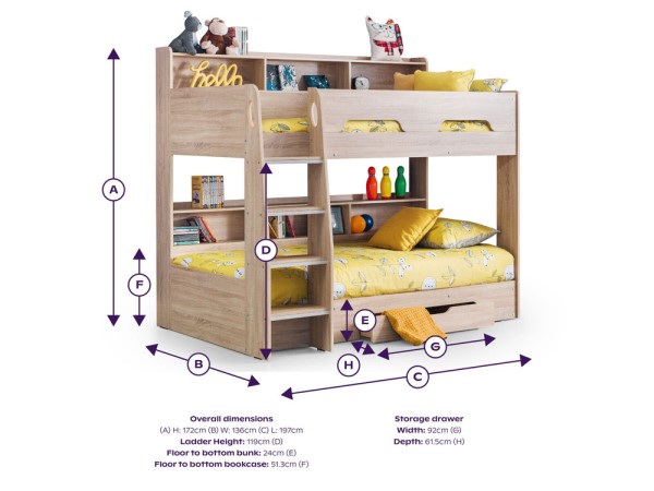 Allegra Bunk Bed Frame third priority image