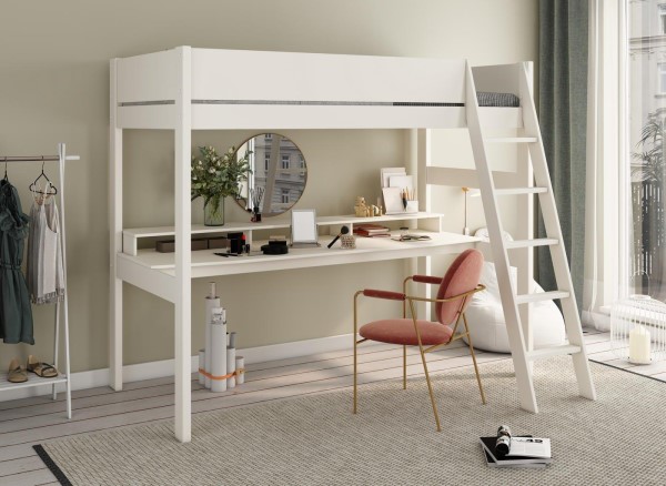 Buy Anderson XL High Sleeper Bed Frame with Desk Today With Free Delivery