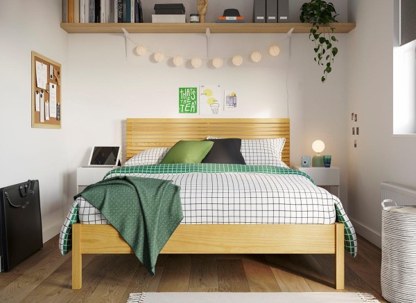 Annika Wooden Low Rise Bed Frame third priority image