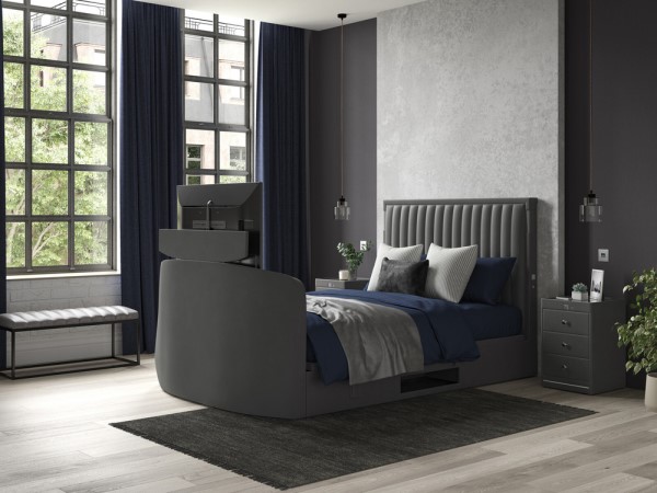 Aura Ottoman TV Bed Frame With Dolby Atmos Surround Sound alternate view