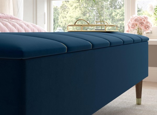 Batten Velvet-Finish Blanket Box third priority image