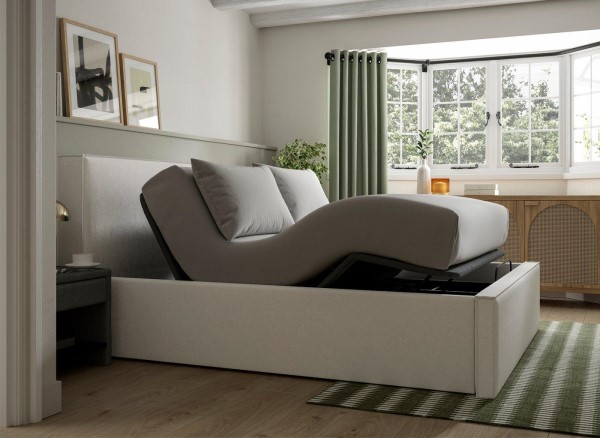 Buy Bethany Ergomotion Adjustable Upholstered Bed Frame Today With Free Delivery
