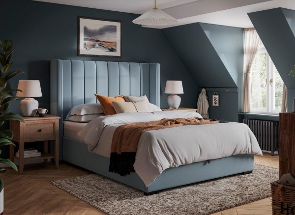 Charlie Upholstered Ottoman Bed Frame second priority image